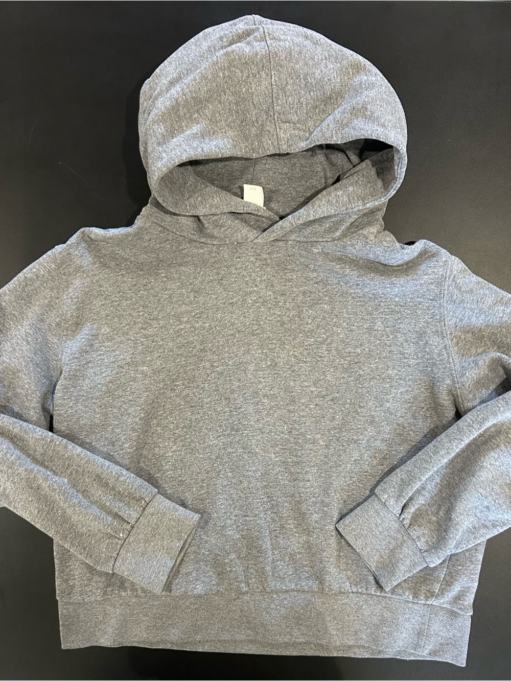 H&M Gray Fleece-Lined Pullover Hoodie